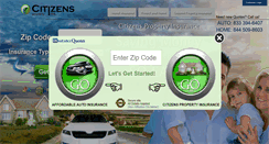 Desktop Screenshot of citizensinsurance.net